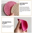 thumbnail image 3 of ZZkhGO Woven Coasters Set, 8-Piece Absorbent Drink Coasters, Natural Rope Cup Coasters with Heat Protection up to 210°F for Home Office Kitchen Table, 3 of 6