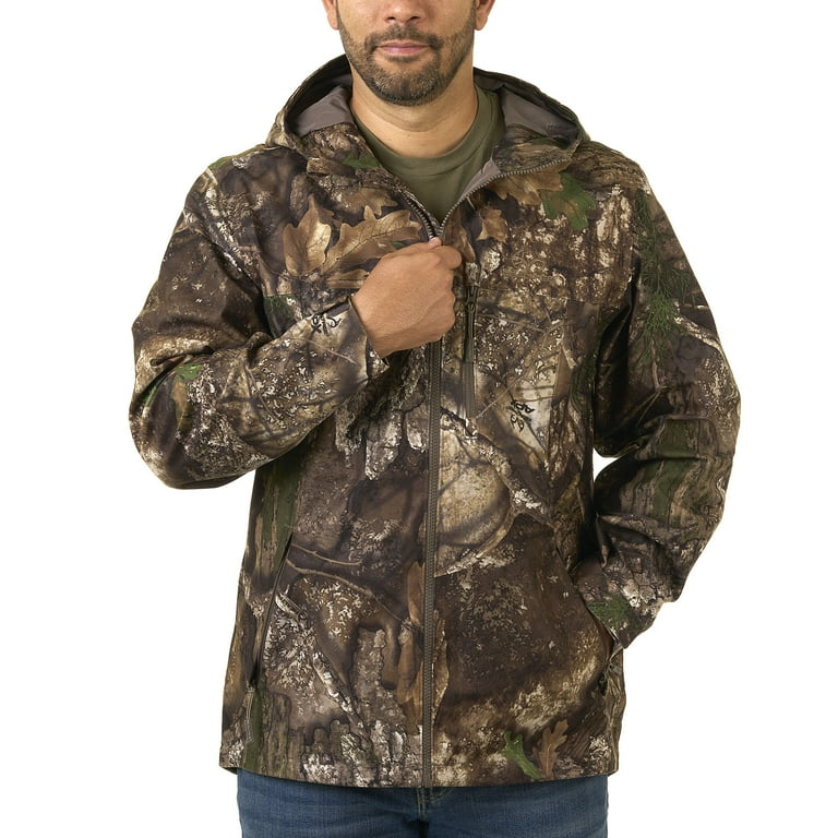 Realtree APX Men's Waterproof Windproof Camo Hunting Jacket