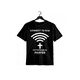thumbnail image 1 of Modern - styled T - Shirt Combining Wi - Fi Symbol and Cross with inspiring Phrases for Devout Wearers, 1 of 6