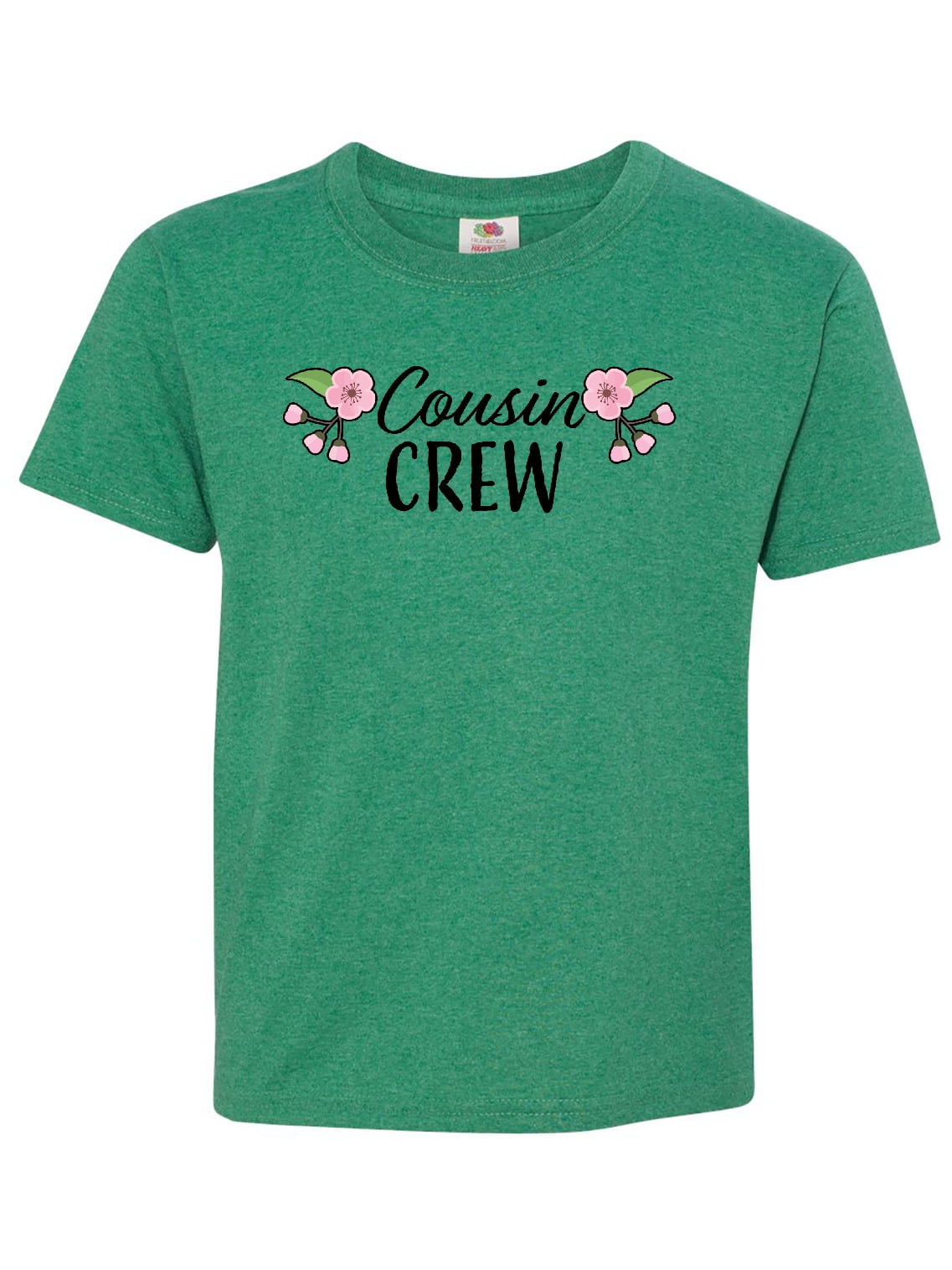 Cousin Crew with Flowers Youth T-Shirt - Walmart.com - Walmart.com