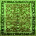 thumbnail image 1 of Ahgly Company Indoor Square Oriental Green Industrial Area Rugs, 8' Square, 1 of 4