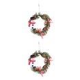 thumbnail image 3 of Billuyoard Fondo de ornamento de decoración de guirnalda de Navidad de guirnalda de Navidad artificial Type3 NO3, 3 of 6