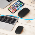 thumbnail image 7 of 2.4GHz & Bluetooth Rechargeable Mouse for Mate 40 RS Porsche Design Bluetooth Wireless Mouse for Laptop / PC / Mac / iPad pro / Computer / Tablet / Android Onyx Black, 7 of 7