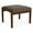 Adler Brown, variant on Lenox Wood Reception Waiting Room 18" 1-Seat Bench / Walnut Wood / Black