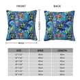 thumbnail image 2 of Yiaed Hawaiian Style Print Pillow Covers Super Soft Decorative Square Throw Pillow Covers Case Cushion Covers for Sofa Couch Bedroom Car Decor（No pillow core）-12"x12", 2 of 7