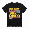 This Is My Lazy 90s Costume Tee Funny Vintage Top