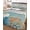 Teal Blue, variant on Quilt King Size Bedding Set, Beige Beach Coastal Reversible Summer Quilt 3 Pieces, Summer Nautical Coral Shell Botanical Vintage Lightweight Bedspreads Coverlets with 2 Pillow Shams for All Seasons