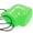 Green, variant on Silicone Side Mount Cap Diving Gear Protector