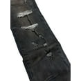 thumbnail image 3 of GFTD LA Los Angeles Men's Skinny Fit Jeans Earth Distressed Rip & Repair Denim (29, Vintage Wash), 3 of 4