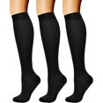thumbnail image 2 of CHARMKING Calcetines de compresión para la circulación de mujeres y hombres (3 pares) 15-20 mmHg es el mejor soporte para correr atlético y ciclismo, 2 of 4