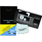 Motorized VHS-C Cassette Adapter For JVC C-P7U CP6BKU C-P6U,Panasonic PV-P1,RCA VCA115 1 ,VCC Micro-Fiber Cloth