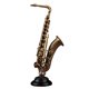 thumbnail image 4 of Mini violín saxofón de resina, modelo de instrumento, colección, accesorios de fotografía, decoración del hogar Saxófono, 4 of 4
