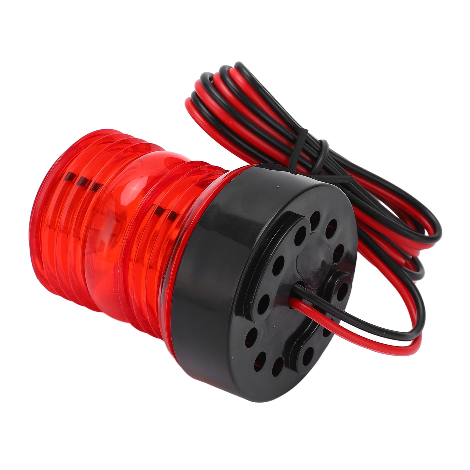 Tebru Boat LED Navigation Light 360° All Round Anchor Light Marine Stern Light Red Light For Sailing DC 12V‑24V,Boat Accessory