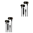 thumbnail image 1 of Bearachild Auricular con cable para tableta con micrófono para correr acampar caminar 3,5 mm Oro negro 2Conjunto, 1 of 6