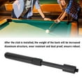 thumbnail image 3 of Pool Cue Extension, 24-34cm Wear Resisting Cue Telescopic Stick Versatile Usage  for Daily Playing, 3 of 7