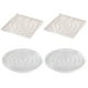 thumbnail image 5 of KERISTY 4 almohadillas antivibración para lavadora, de silicona, antideslizantes, para patas de silla, 5 of 8