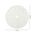 thumbnail image 3 of EGNMCR Christmas Tree Skirt, Gold Sequin Snowflake Large 30.7 Inch Faux Plush Artificial Xmas Tree Skirt Holiday Christmas Party Decorations Xmas Tree Skirts Base Mat Velvet Home Decor, 3 of 9