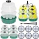 thumbnail image 2 of Full Spectrum Yellow LED Grow Warm Light 14-Cell Growing Box Round Seed Starter Tray for Plant Indoor Nursery Germination He Qiyong unisex, 2 of 2