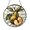 Acrylic 3.5 Inch, variant on Fruit Garden Stained Glass Suncatcher for Window Decor, Pear Citrus Theme Gift