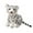 White, variant on Gallickan Tiger Stuffed Animals Plush, Tiger Plush Toys, 9.1" Lifelike Kitty Toys Birthday Gifts for Women Boys Teens Age 3+, B