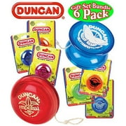 Duncan Yo-Yo Imperial (3) & Butterfly (3) Deluxe Gift Set Bundle - 6 Pack (Assorted Colors)