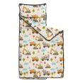 thumbnail image 2 of Excavator and Traffic Cone Beige Teens Toddler Nap Mat with Pillow, Sleeping Mat Bag for Preschool Daycare 50"x20", 2 of 6