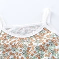 thumbnail image 5 of OYXSER Toddler Girls Clothes 1T 2T 3T 4T 5T T-Shirt Tee Tops + Shorts Ribbed Knit Cute Summer Short Set 2 Pieces Shorts Set, Orange 3-4T, 5 of 7