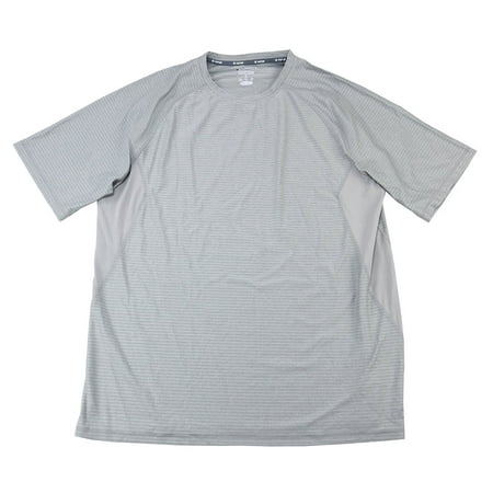 Light Gray Oxford - Champion Performance Men's Size Large Vapor Short Sleeve Shirt, Oxford Grey