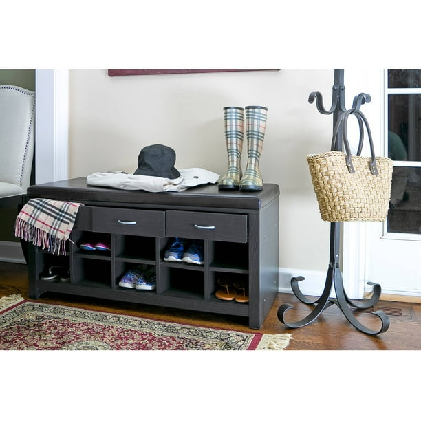 Baxton Studio Espresso Entryway Bench