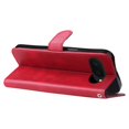 thumbnail image 5 of For Google Pixel 9a 6.3-inch Wallet Case for Women Men Multi-Card Slots Zipper Pocket Leather Phone Case,Red,For Pixel 9a, 5 of 7