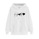 thumbnail image 1 of Sudadera con capucha de otoño invierno para mujer Jersey Tops Manga larga Cómodo Pompotops gfhjh6688, 1 of 1