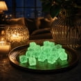 thumbnail image 1 of 40 piezas de piedras decorativas luminiscentes para acuario con formas de estrellas de mar brillantes, adornos fluorescentes para pecera, resina segura, para paisajismo DIY y temas submarinos., 1 of 6