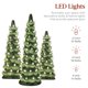 thumbnail image 3 of Set de árboles de Navidad Best Choice Products de cerámica con LED, 3 of 7