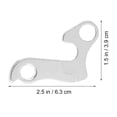 thumbnail image 4 of Universal Mountain Bike Alloy Rear Derailleur Hanger Frame Tail Hook Parts, 4 of 9