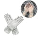 thumbnail image 3 of 1 par de guantes para mujer, cortos de tul de malla para traje de noche, accesorios de graduación, Cosplay blanco Soledad Guantes de encaje de mujer, 3 of 7