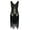 Black Gold, variant on PrettyGuide Women's Flapper Dresses Sequin Pearl Fringe Dress V Neck 1920s Dress Art Deco Great Gatsby Dress