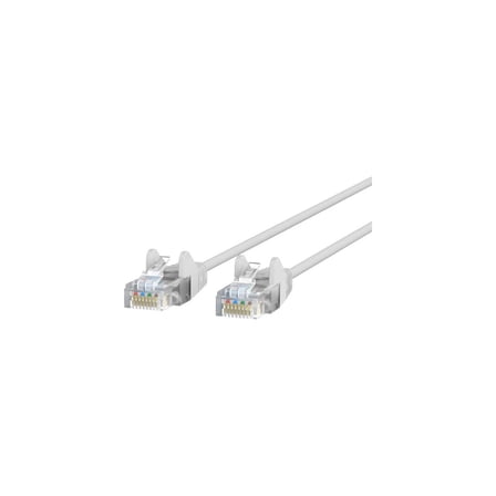 Belkin CE001B06-WHT-S 6 ft. Cat 6 White UTP Snagless 28AWG Patch Cable Bag & Label