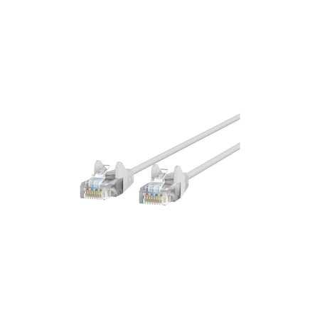 UPC: 0745883806195 | Belkin CE001B06-WHT-S 6 ft. Cat 6 White UTP Snagless 28AWG Patch Cable Bag & Label