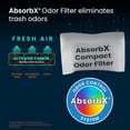 thumbnail image 3 of iTouchless All Natural Activated Carbon, Garbage Smells, Biodegradable 3-Pack AbsorbX Compact Filters for Bathroom, Trash Can Odor Absorber, 3 Each, 3 of 5
