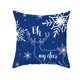 thumbnail image 1 of Funda de cojín geométrica azul para Navidad, decoración nórdica moderna, adorno navideño, regalo de Año Nuevo, 2022, 1 of 4