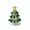 Army Green, variant on AMARHH Mini Glass Christmas Tree Tabletop Decoration, Crystal Crafts Desktop Office Decoration with Star Decor for Desk Holiday Party and Christmas Decor