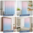 thumbnail image 5 of Pink Blue Ombre Waterproof Shower Curtain, Stall 36"x72" Washable Polyester Fabric Shower Curtains for Bathroom, Pink Gradient Color Modern Abstract Art Decorative Bathtub Curtain Sets with Hooks, 5 of 9