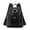 black, variant on Genuine Cowhide Leather Litchi Grain Flap Backpack, Women's Travel Bag, Portable Shoulder Handbag