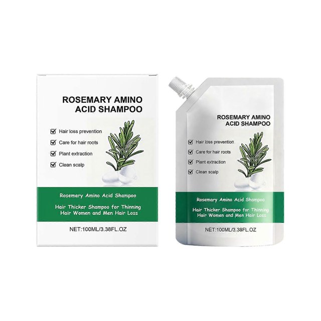 Rosemary Volumizing Shampoo gently cleanses hair, leaving it naturally voluminous, moisturized, and smooth with a shine.