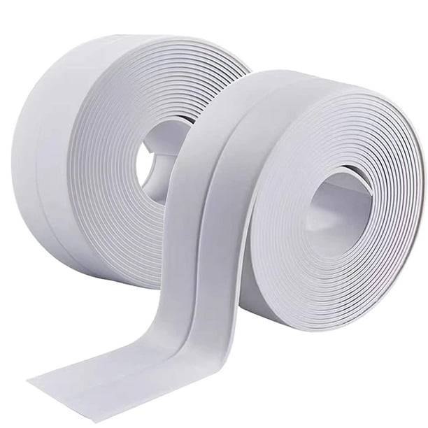 Caulk Strip, 2 Pack SelfAdhesive Caulk Tape Caulking Sealing Tape 1.5