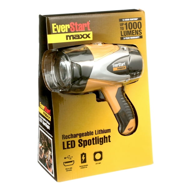 Everstart Maxx 1000 Lumen 5Watt LED LiIon Rechargeable Automotive