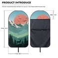 thumbnail image 6 of XYZCANDO Deer Mountain Car Seat Towel Cover Highly Water-Resistant Terry Cloth Car Seat Covers, Sweat Towel Waterproof Bucket Seat Towel Covers Fit for Trucks Vans SUVs, 6 of 6