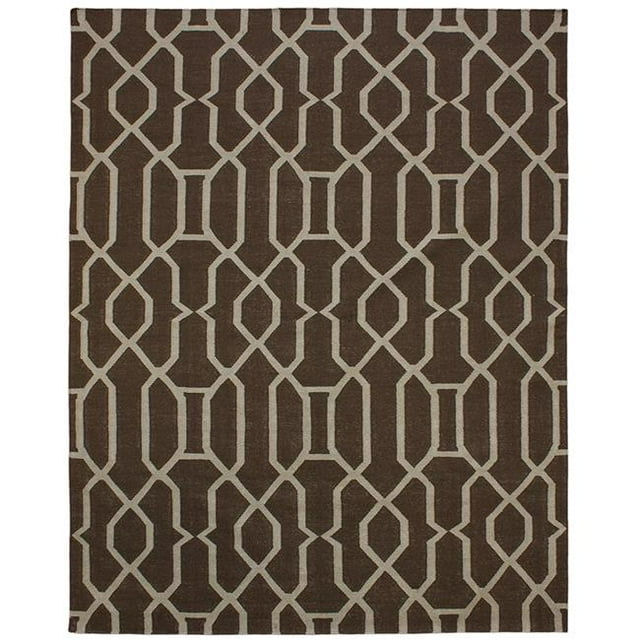 Due Process Stable Trading Flatweave Zone de Travail en Treillis Expresso Tapis&44; 5 x 8 Pi.