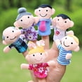 thumbnail image 2 of Partheme Novelty Toys 3 Counts 6PC Family Modeling Finger Cover Novelty Grandparents Family Finger Cover Toys as show, 2 of 8