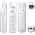 thumbnail image 5 of Replacement Wii Controller 2 Pack, Wii Remote Controller, with Silicone Case and Wrist Strap, Remote Controller for Wii/Wii U, White, 5 of 5